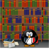 pinguino in libreria
